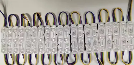 DC 12V LED-Module Spritzgusskunststoff 0.72W RGB LED-Module wasserdicht IP68 3LEDs 5050LED Schaufensterlicht mit UL CE wasserdichtem LED-Modul pictures & photos