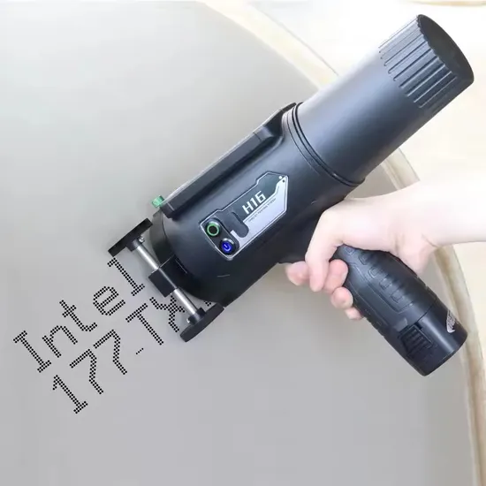 Macchina di codifica intelligente portatile stampante a getto d'inchiostro a matrice di punti portatile con caratteri grandi stampante per codici a barre bidimensionali pictures & photos