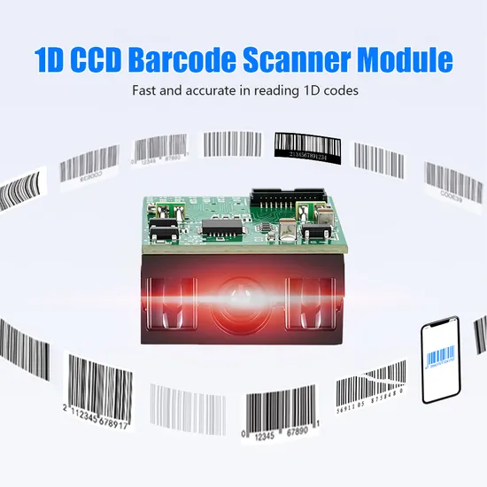 Dimensioni Mini 1d Motore di scansione CCD incorporato Supporto codici fuzzy incompleti Modulo scanner di codici a barre pictures & photos