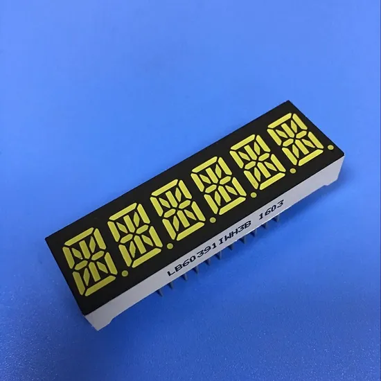 Ultra Helle 0.39-Inch 6-Digit Alphanumerische LED-Anzeigemodul pictures & photos