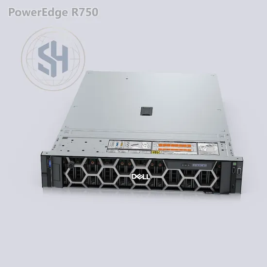 델 파워엣지 R750 2U 랙 마운트 대용량 저장 SAS HDD 가상화 서버 pictures & photos