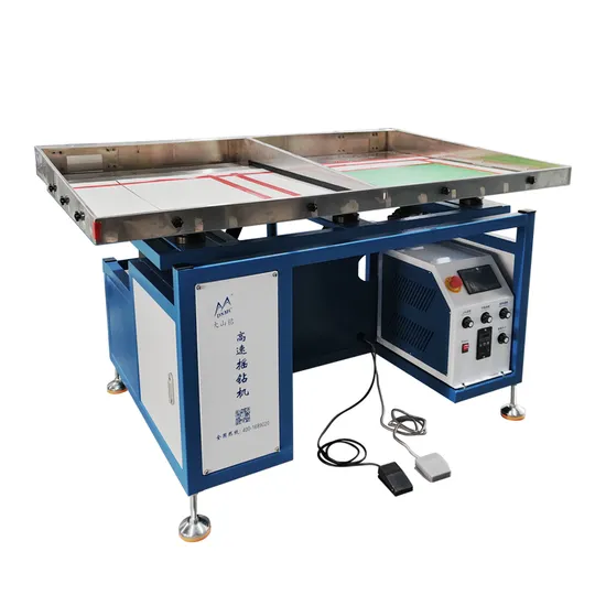 30X59 Zoll Vibrieren Strassmaschine Automatische T-Shirt Kleidung Strassmaschine Strassübertragung Strasssetzmaschine pictures & photos