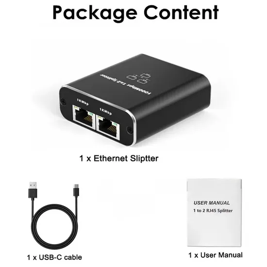 Netzwerk-Splitter, Netzwerk RJ45 Splitter, RJ45 LAN-Karte pictures & photos