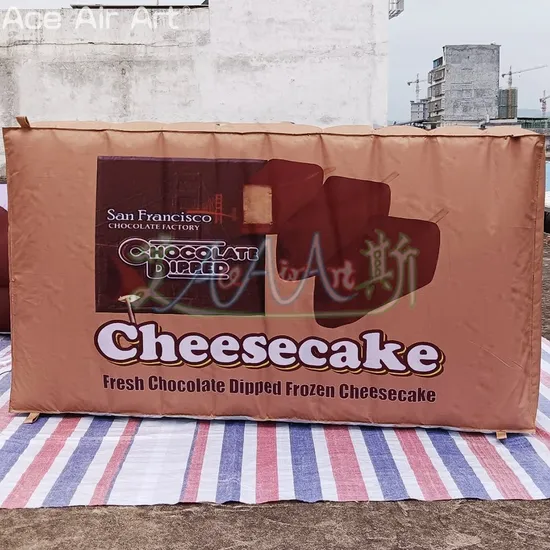 Werbeveranstaltung Riesenaufblasbares Schokoladenboxmodell Individuell gestaltetes aufblasbares Verpackungsbeutelmodell pictures & photos