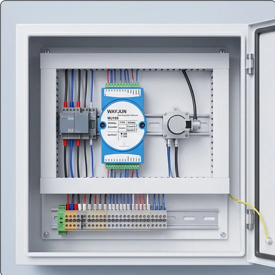 ไม้บรรทัดแม่เหล็กสำหรับการขูด การถอดรหัสการแปลงเป็นโปรโตคอล Modbus RTU มาตรฐาน RS485/232/WiFi โมดูลเข้ารหัส pictures & photos
