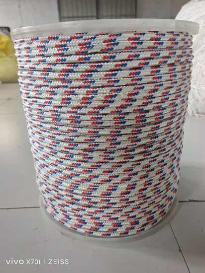 PP Nylon Diamantseil Hersteller pünktlich liefern PP geflochtenes Hankseil 16 Stränge 32 Stränge Seil Kleidung Seil für den Außenbereich PP Seil Segelseil Schnur pictures & photos