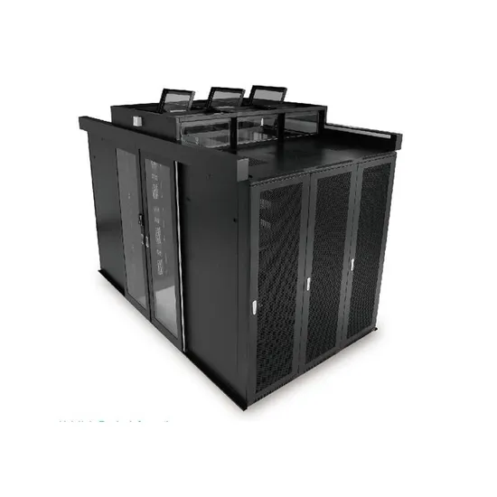600mm Tiefen-Mikro-Datenzentrum mit Server-Rack-Infrastruktur mit Kühlsystem-Sicherheitsanlage pictures & photos