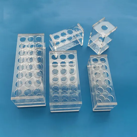 Porta provette impilabile per uso in laboratorio pictures & photos
