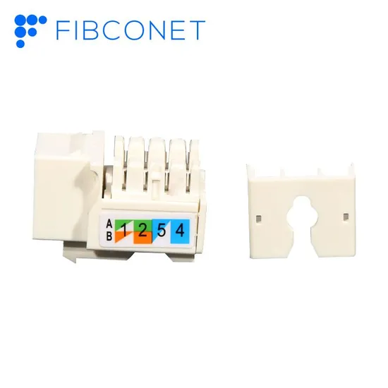 CAT6 RJ45 ネットワークモジュール 90 デグリーパンチダウンUTPキーストーンジャック RJ45 キーストーンモジュラー pictures & photos