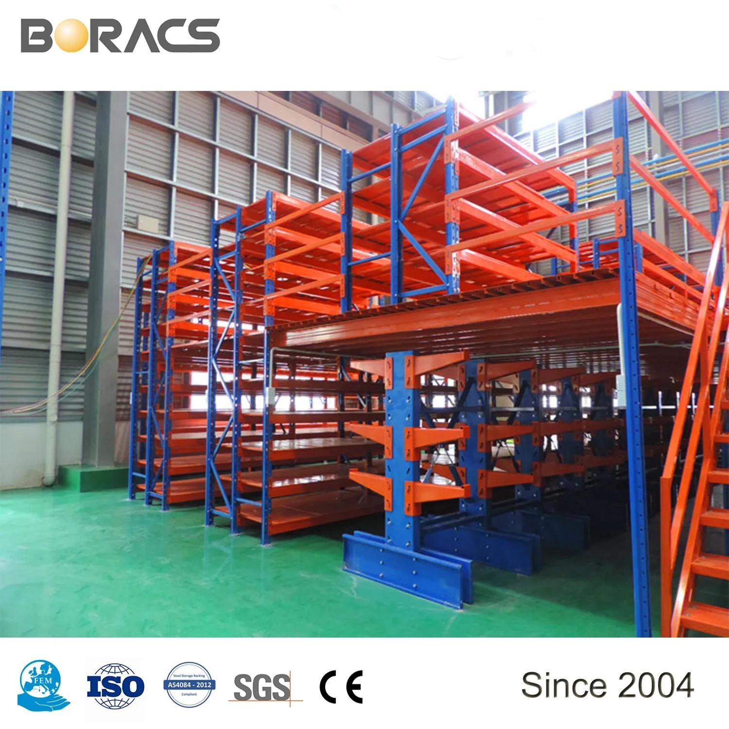 Rack mezzanino e pavimento piattaforma ad alta utilizzazione dello spazio, sistema di scaffalature multi livello pictures & photos