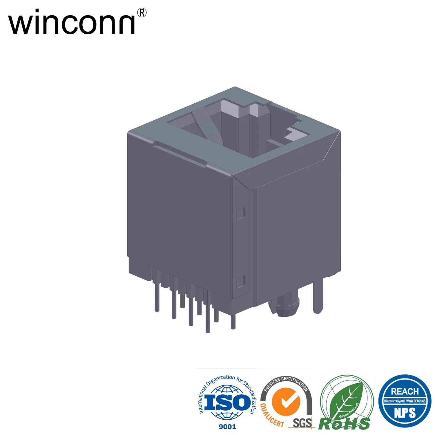 RJ45 180 DIP RJ45 소켓 Rj11 RJ 12 소켓 pictures & photos