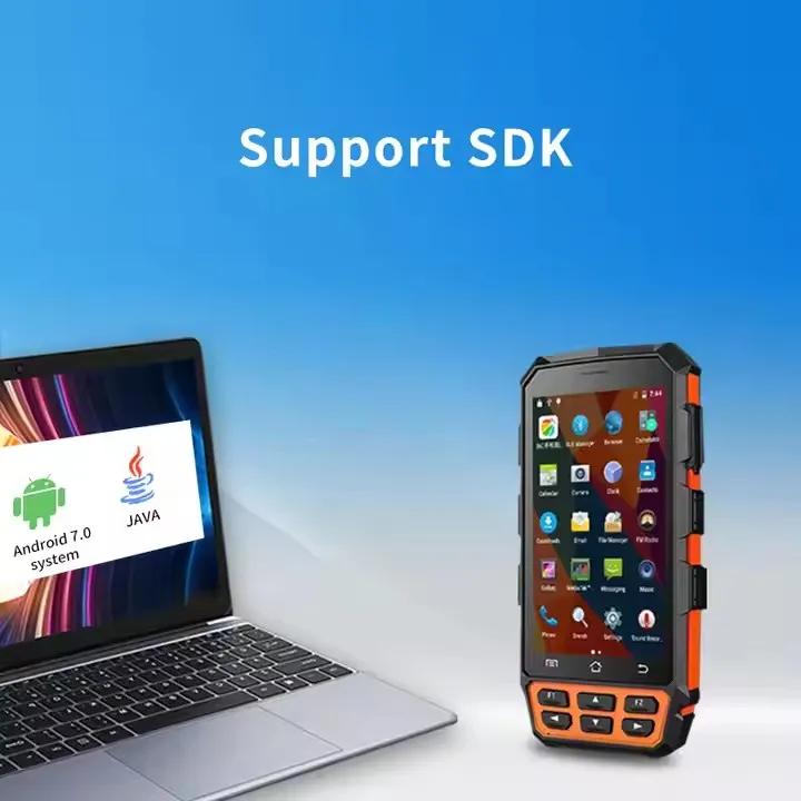 5 Scanner portatile con display da pollice 1d Code/2D Lettore portatile RFID per scansione codici Android pictures & photos