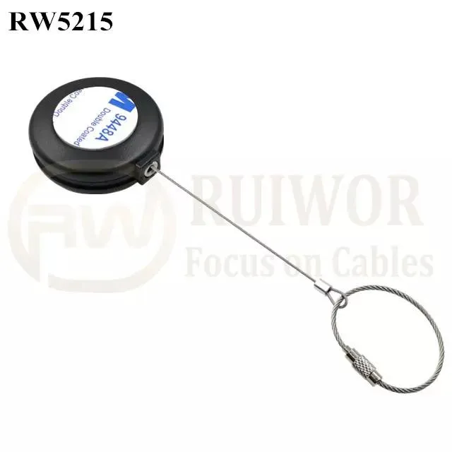 Retractor de cable de acero retráctil redondo más anillo de captura de cable pictures & photos