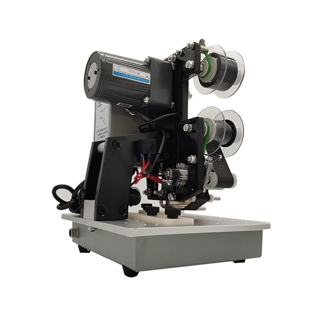 Halbautomatische elektrische Tintenstrahldatumsdruckmaschine mit Farbbandkodierung pictures & photos