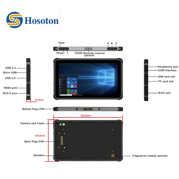 Tablet PC Rugged da 8 pollici Economico IP67 Computer Mobile Windows Q805 pictures & photos