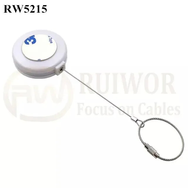 Retractor de cable de acero retráctil redondo más anillo de captura de cable pictures & photos