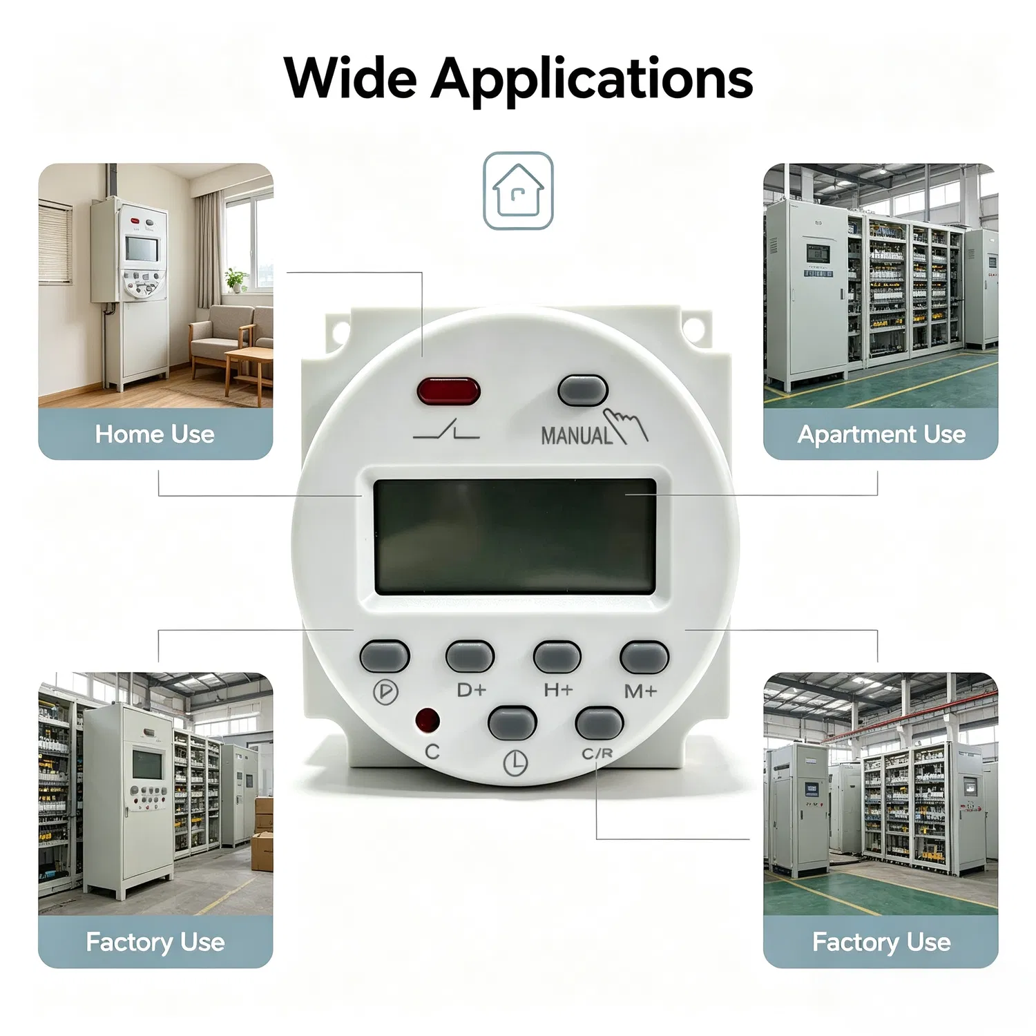 عداد شاشة LCD لتركيب دقيق لحلول التحكم في الوقت pictures & photos