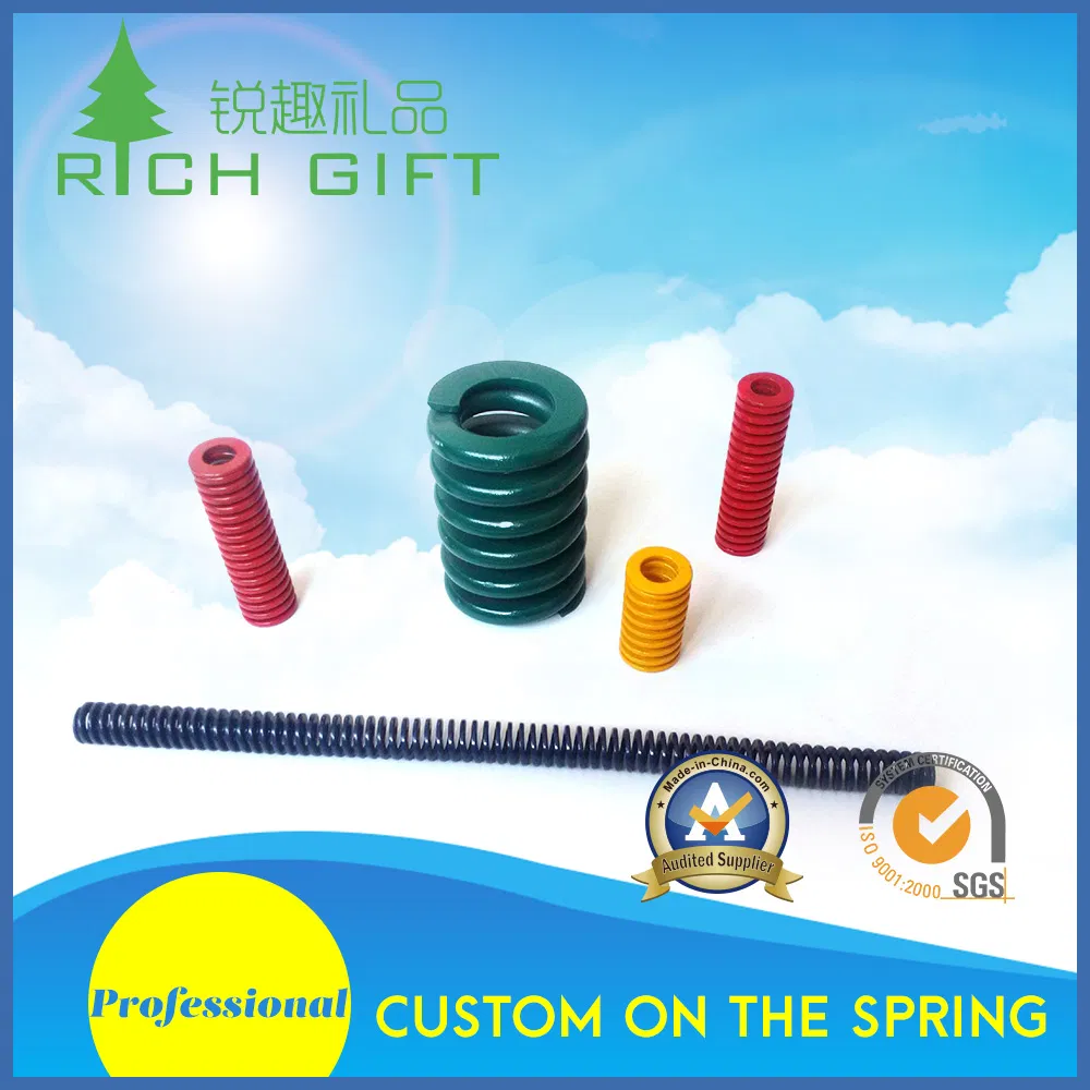 Molla a spirale standard per stampi a iniezione con compressione piatta e sezione rettangolare pictures & photos
