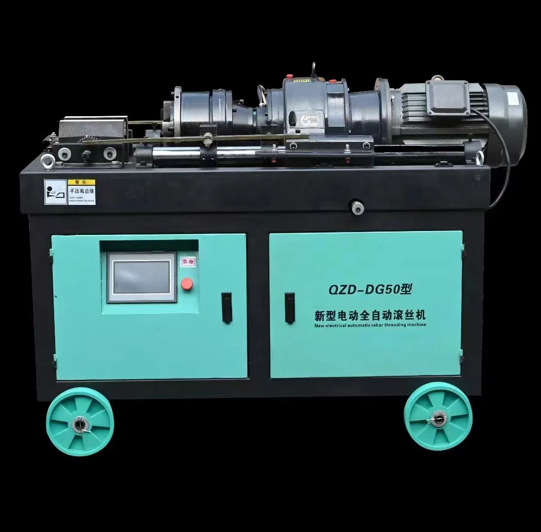 Stahlstangen-Gewindewalzenmaschine, Bewehrungsstahl-Gewindeschneider, elektrische Gewindeschneidemaschine, maßgeschneiderte Schraubenherstellungsmaschine pictures & photos