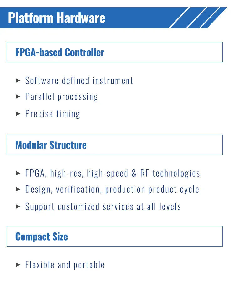 การควบคุมแบบโมดูลาร์ฝังตัวที่ใช้ FPGA สำหรับการทดสอบสัญญาณผสม pictures & photos