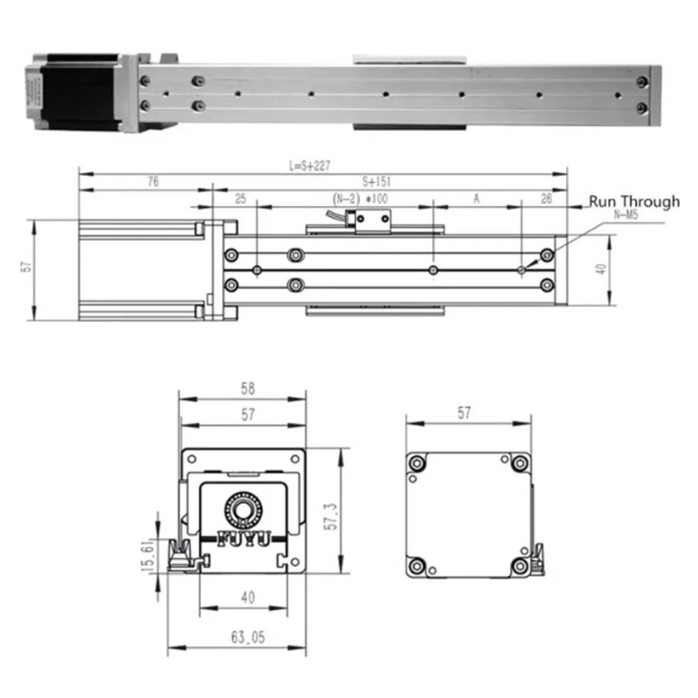 Präzisionsmikromotor-Linearschiebetisch Linearmodul pictures & photos