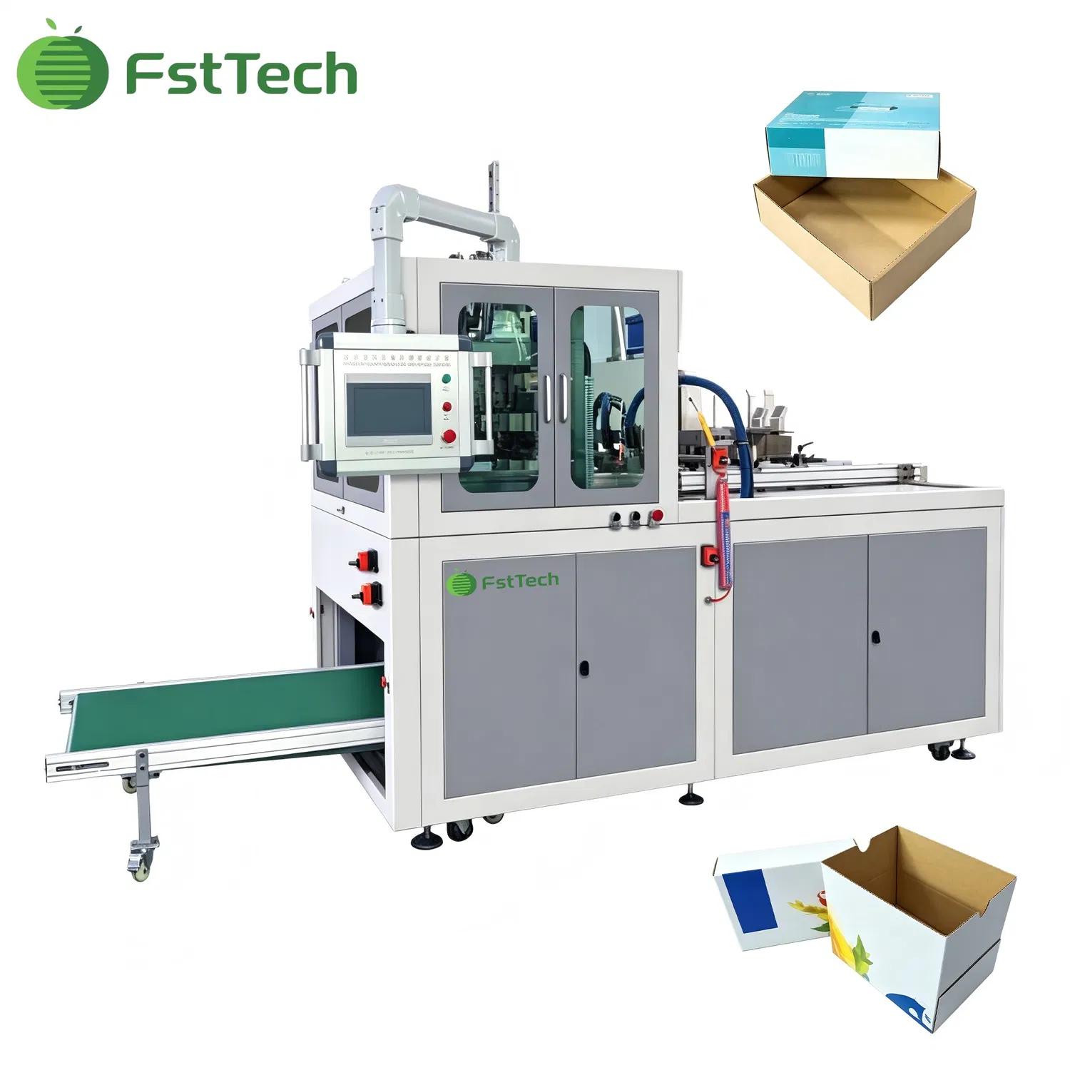 Hochpräzise automatische Rigid-Box-Herstellungsmaschine für Gemüseverpackungen pictures & photos