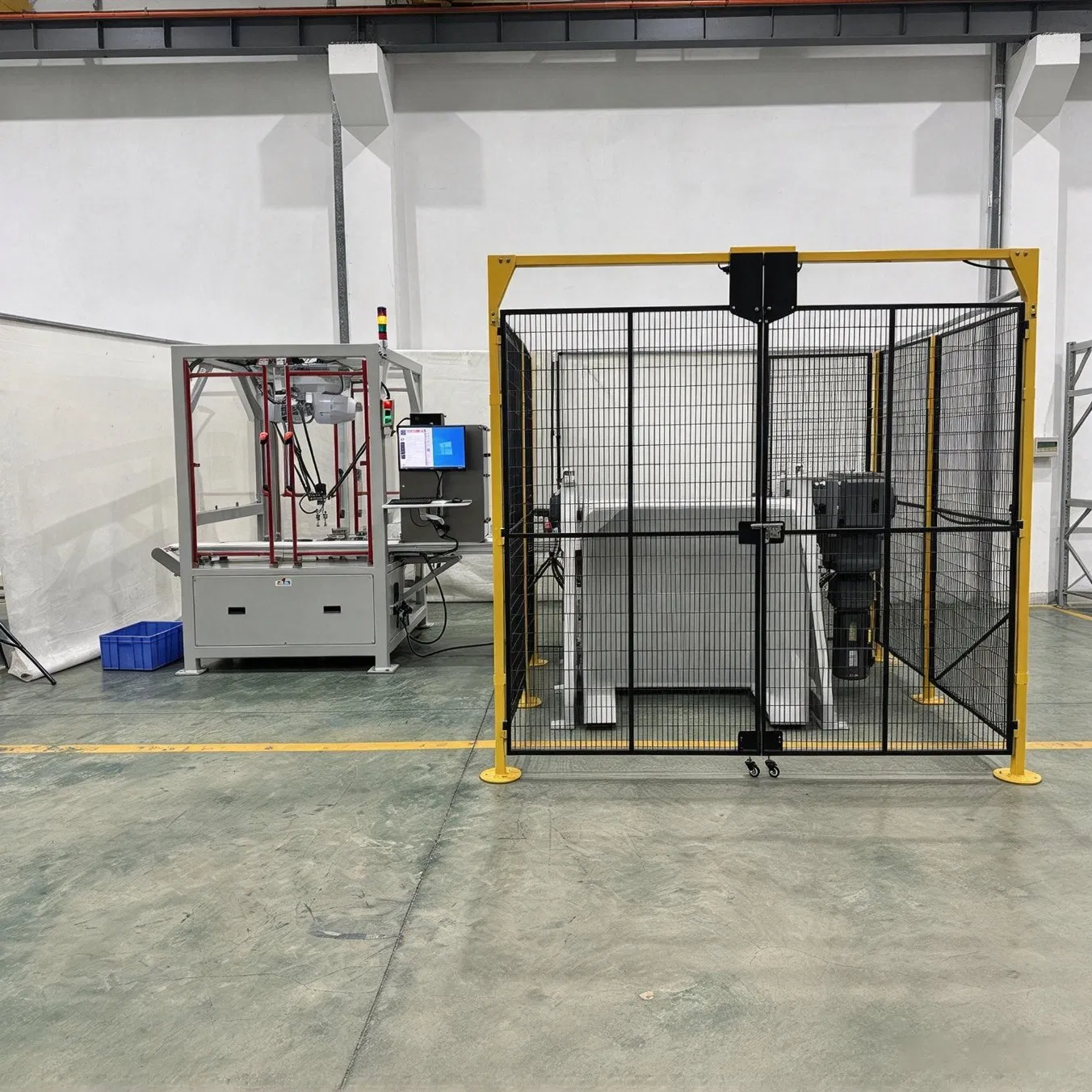Smistamento con macchina per l’imballaggio, inscatolamento, confezionamento, ecc. Robot parallelo Spider per il posizionamento visivo pictures & photos