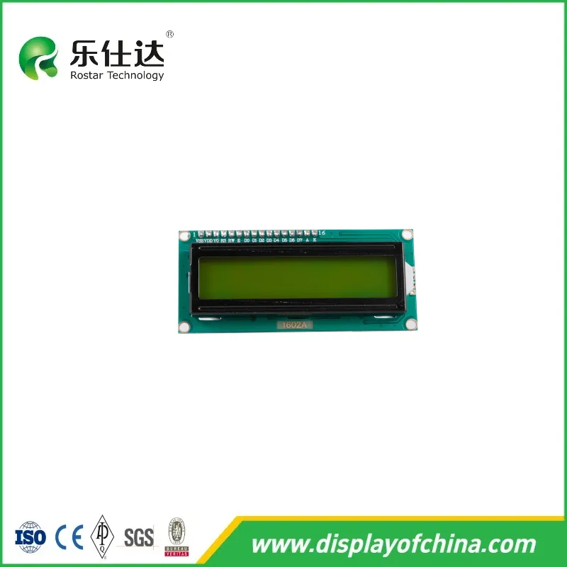 1602 Modulo Display LCD 16X2 Modulo LCD Seriale Verde Retroilluminato pictures & photos