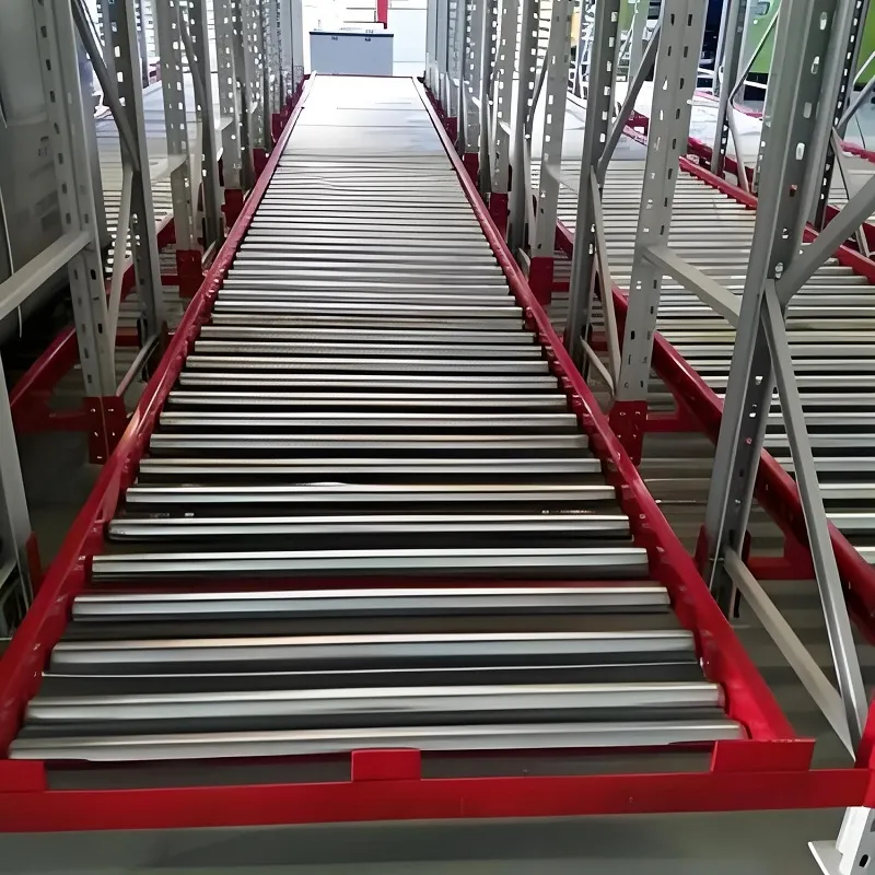Fabrieksdirecte zwaartekracht palletrek roller flow rek voor magazijn hoge dichtheid opslagrek pictures & photos