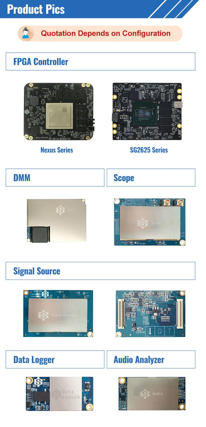 การควบคุมแบบโมดูลาร์ฝังตัวที่ใช้ FPGA สำหรับการทดสอบสัญญาณผสม pictures & photos