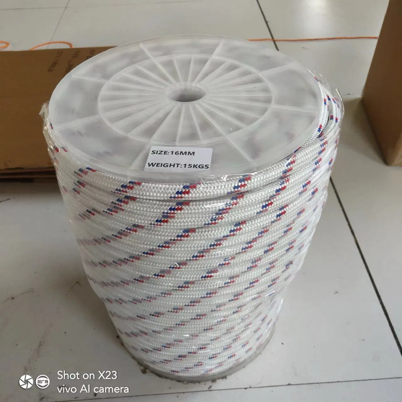 PP Nylon Diamantseil Hersteller pünktlich liefern PP geflochtenes Hankseil 16 Stränge 32 Stränge Seil Kleidung Seil für den Außenbereich PP Seil Segelseil Schnur pictures & photos