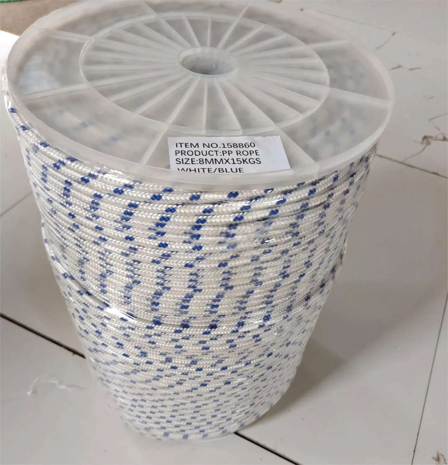 PP Nylon Diamantseil Hersteller pünktlich liefern PP geflochtenes Hankseil 16 Stränge 32 Stränge Seil Kleidung Seil für den Außenbereich PP Seil Segelseil Schnur pictures & photos