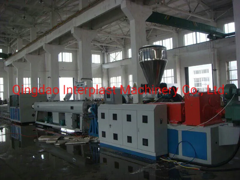 เครื่องจักรท่อพลาสติกพีวีซีสำหรับการทำเกลียวท่อป้องกันสายไฟ pictures & photos