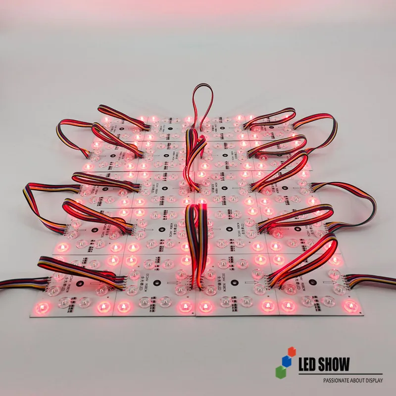 Programmierbares Magic DC24V Rgbic DMX512 quadratisches LED-Modul-Blockchain für Leuchtkästen pictures & photos