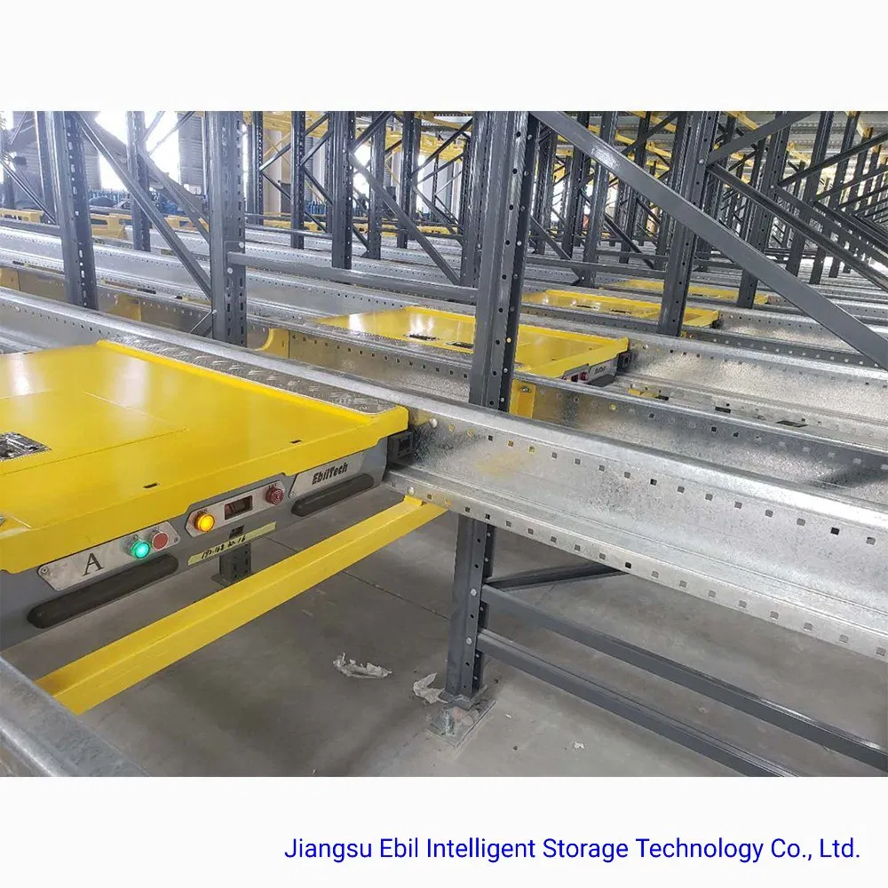 Sistema di stoccaggio automatico, sistema di scaffalature con shuttle radio, controllo elettrico, sistemi di scaffalature con shuttle per pallet. pictures & photos