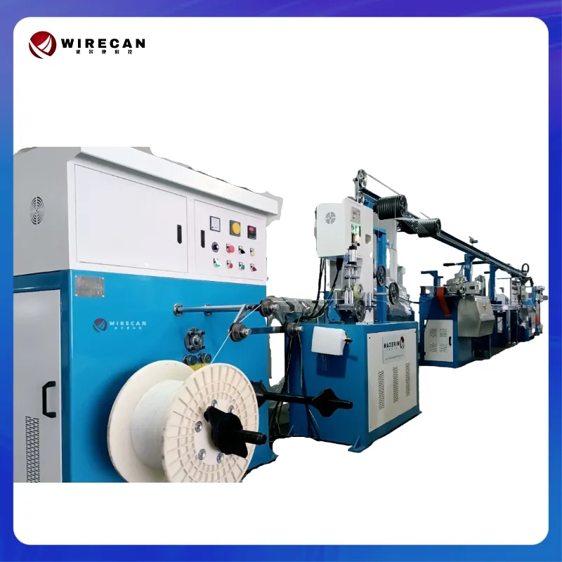 Datenkabelherstellungsmaschine PVC-Kunststoffisolierkabelmaschine Extrusionsproduktionslinie pictures & photos