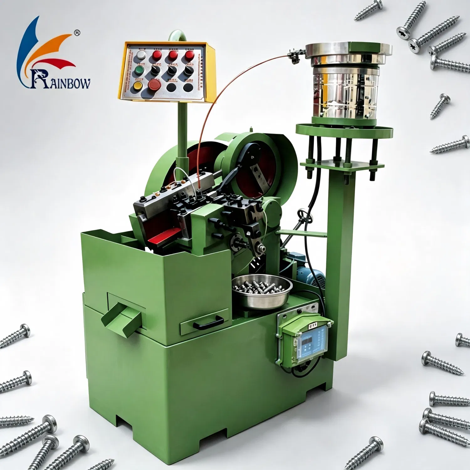 Macchina automatica per filettatura viti, macchina per laminazione filetti ad alta velocità pictures & photos
