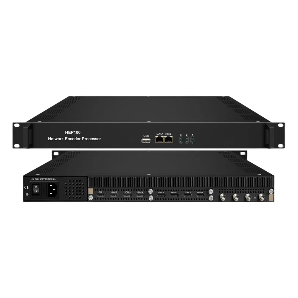 12 Saluran HDMI SDI CVBS ke IP H. 265 Pengkode Media Jaringan Melalui UDP Rtp Rtsp Rtmp HTTP Hls Streaming pictures & photos