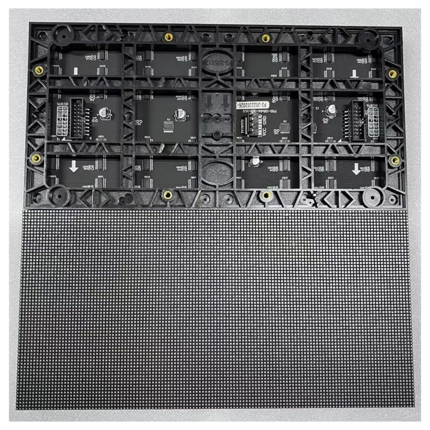 Sinal de Publicidade em Painel de Matriz Interno RGB de Cores Completas Programável Hub75 Módulo de Tela LED P2 pictures & photos