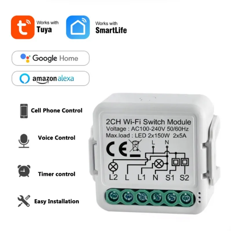 AB Matter İpli Dimmer Modülü Akıllı Ev Tuya WiFi Zigbee Akıllı WiFi LED Kontrol Cihazı Matter Modülü Akıllı Röle Anahtarı pictures & photos