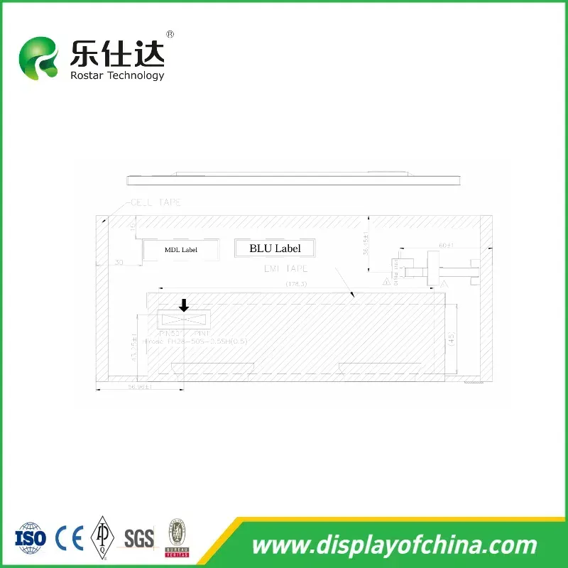10.25 شاشة TFT بوصة 1920*720 وحدة LCD لأجهزة القياس في السيارات pictures & photos