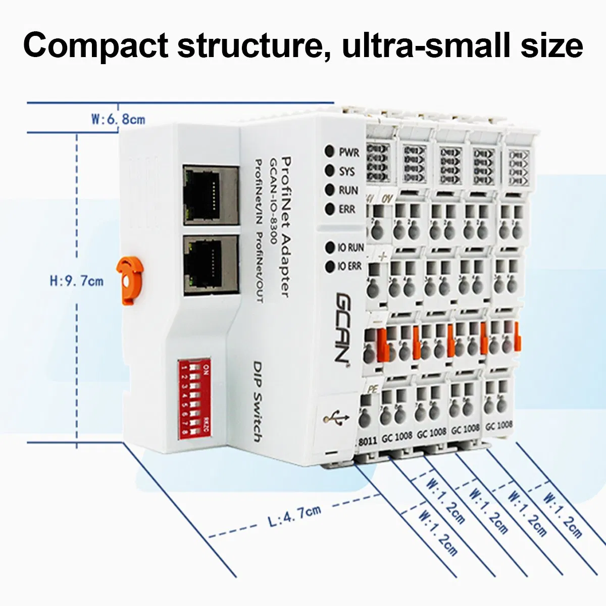 プロフィネット Io モジュール PLC スレーブデバイス リモート Io カプラモジュール 工業自動化および分散制御システム用 pictures & photos