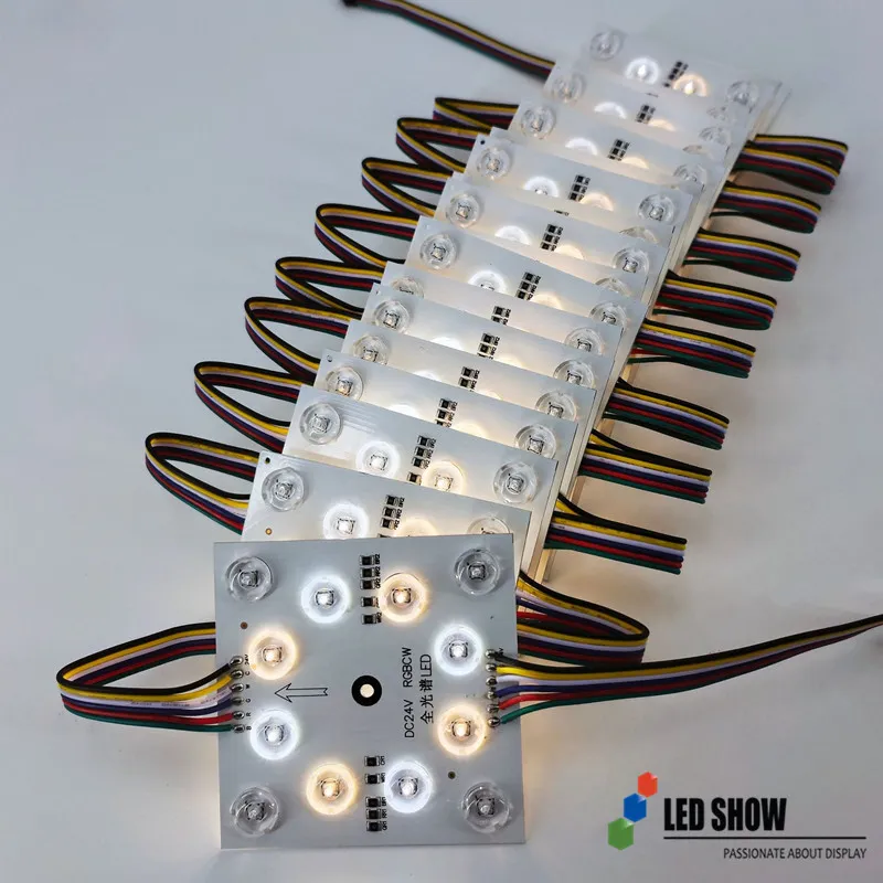 Programmierbares Magic DC24V Rgbic DMX512 quadratisches LED-Modul-Blockchain für Leuchtkästen pictures & photos