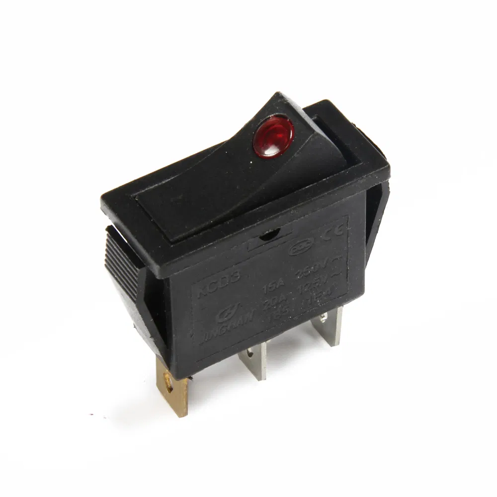 encendido apagado R13-Rocker Interruptor con 12V 220V Luz DOT Rleil Interruptor de palanca T105 Interruptor de palanca T85 Kcd3 pictures & photos