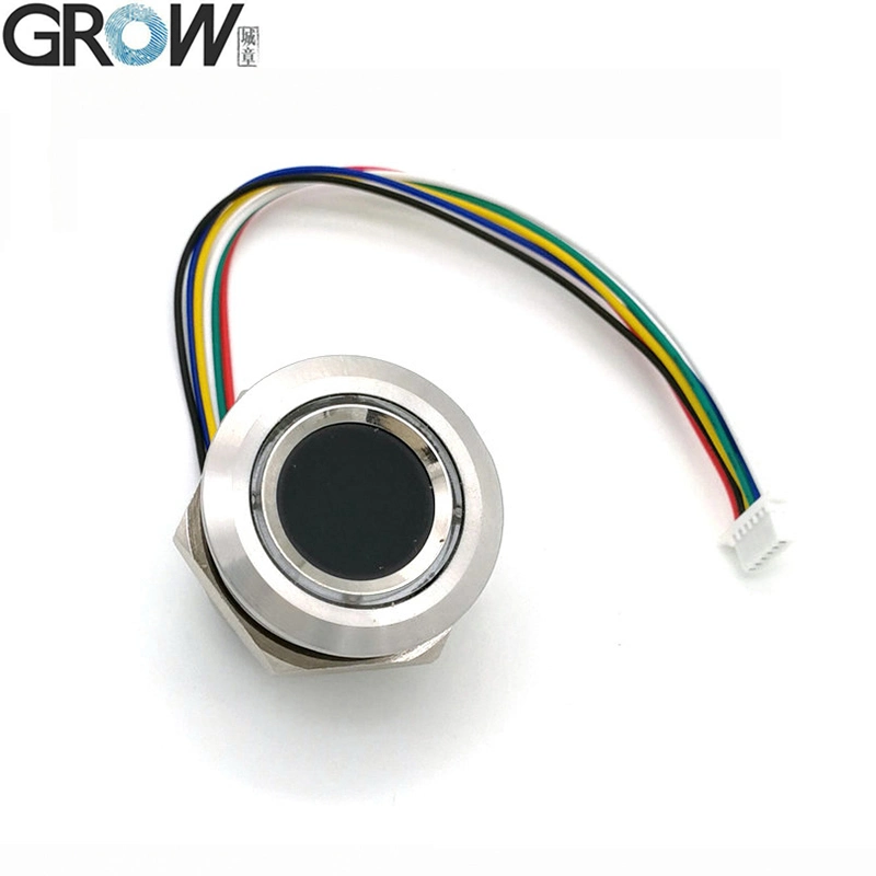 เติบโต R503 โมดูลเซ็นเซอร์สแกนลายนิ้วมือแบบควบคุม LED รอบใหม่ pictures & photos
