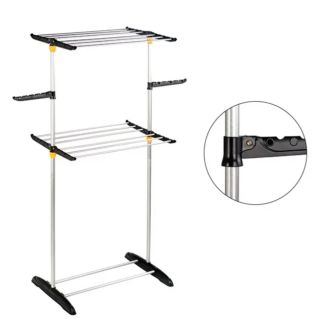 Edelstahl Wäschetrockner Kleider Einzelstange Bekleidungsdisplay Rack Kleiderspeicher Rack pictures & photos