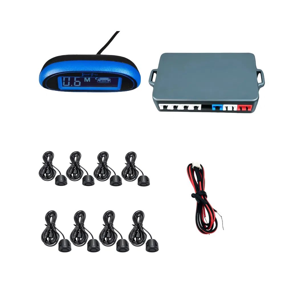 Kit di sensori di parcheggio, kit con 8 sensori a sonda, kit monitor per retromarcia, facile da installare, radar per auto con rilevamento della distanza, sensore di parcheggio per auto pictures & photos