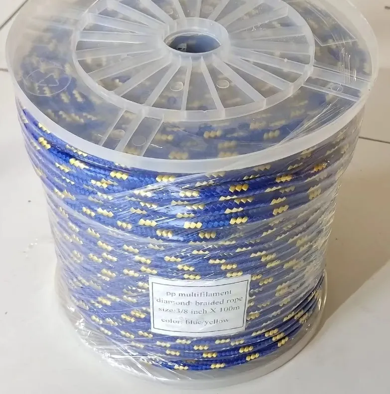 PP Nylon Diamantseil Hersteller pünktlich liefern PP geflochtenes Hankseil 16 Stränge 32 Stränge Seil Kleidung Seil für den Außenbereich PP Seil Segelseil Schnur pictures & photos