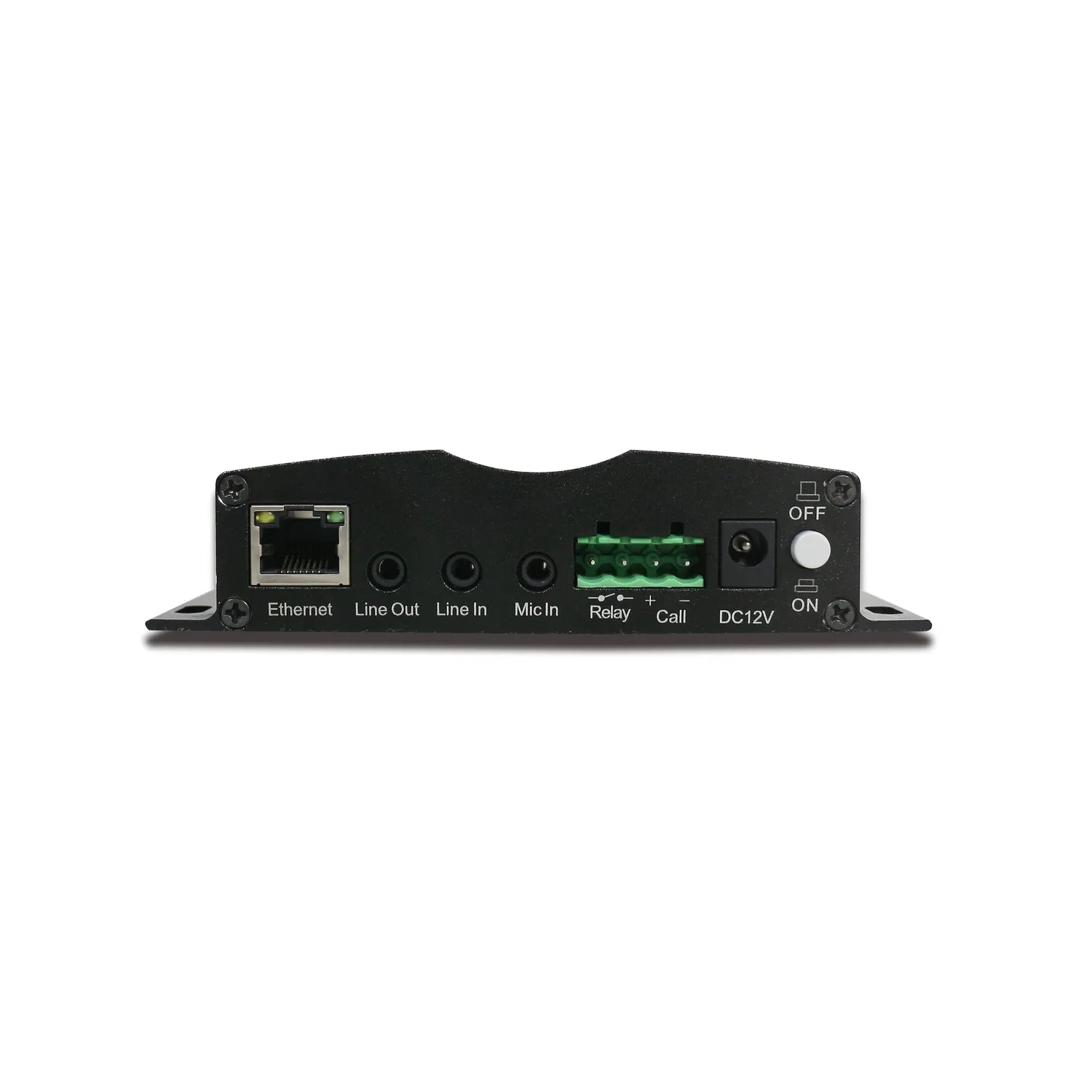 Router audio di rete SIP con uscita di linea e ingresso microfonico per encoder e decoder audio di sistemi PA pictures & photos