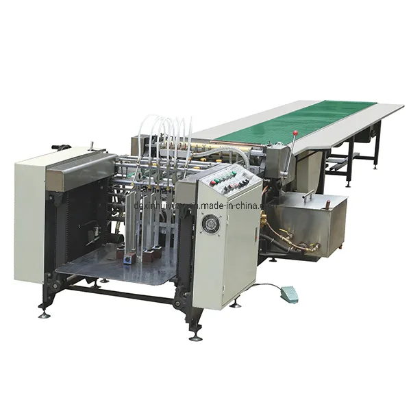 Halbautomatische Papierboxenherstellungsmaschine Linie Einrichtung Boxenherstellungsmaschine Uhrenboxenherstellungsmaschine Boxenformmaschine Boxenwickelmaschine pictures & photos